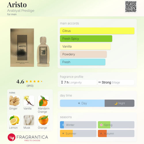 Aristo Arabiyat Prestige 10ML